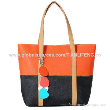 PU leather hand-bag